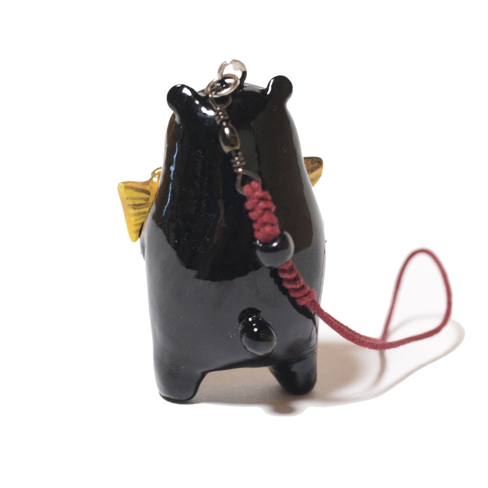 魚にまつわるハンドメイド雑貨｜ホールストラップ・くまモン｜小雑貨魚屋